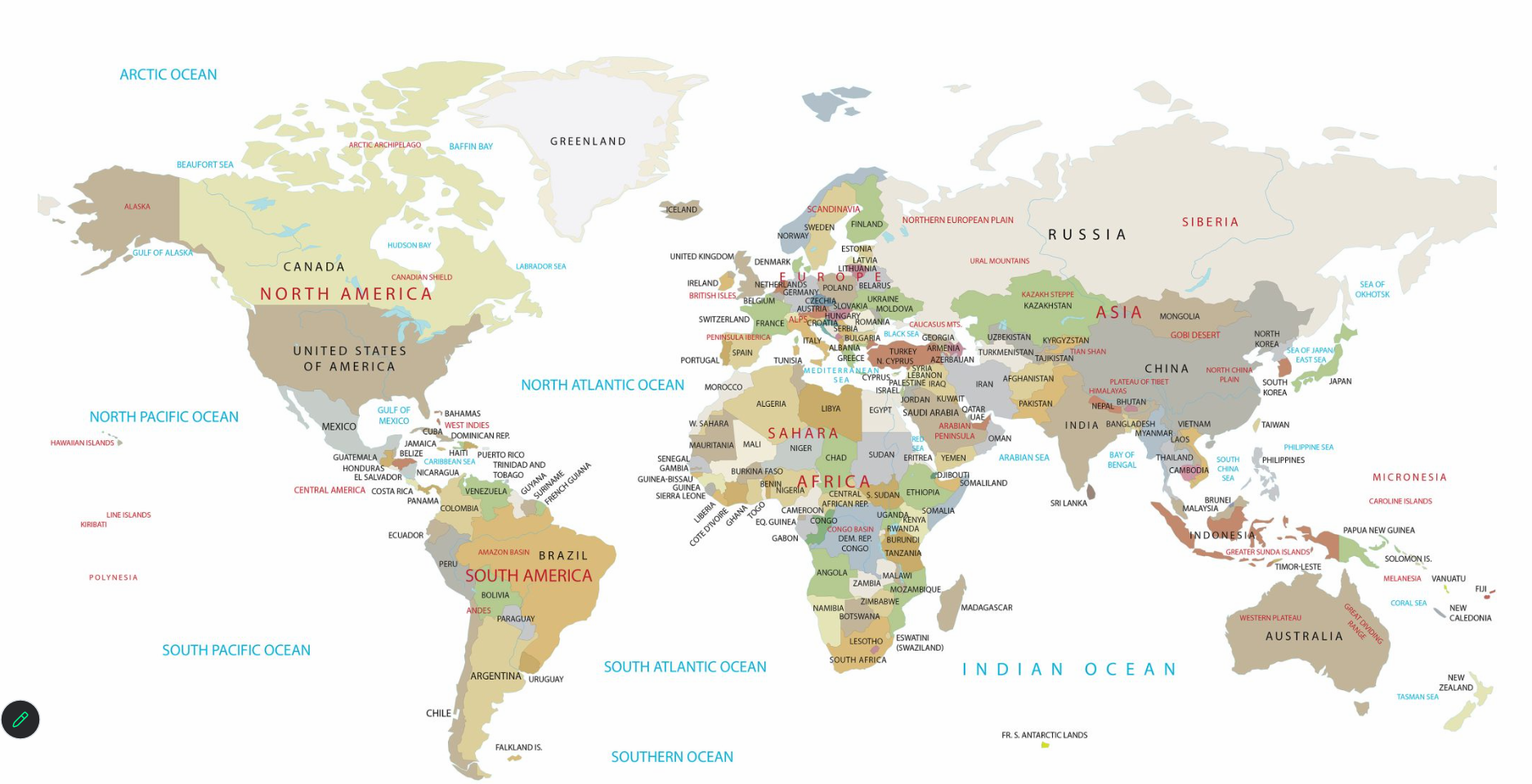world map